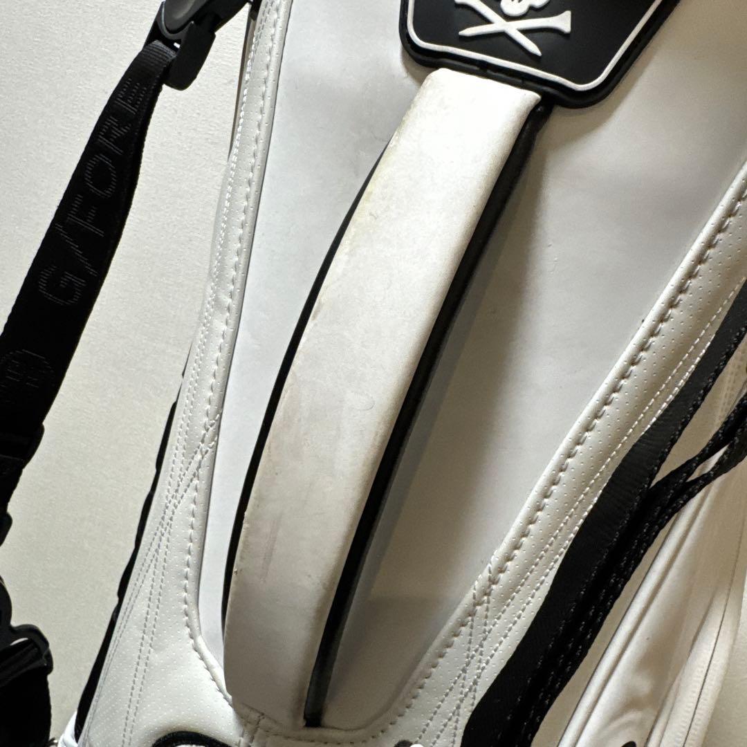 G/FORE × VESSEL キャディバッグ ホワイト 9型 スタンド破損
