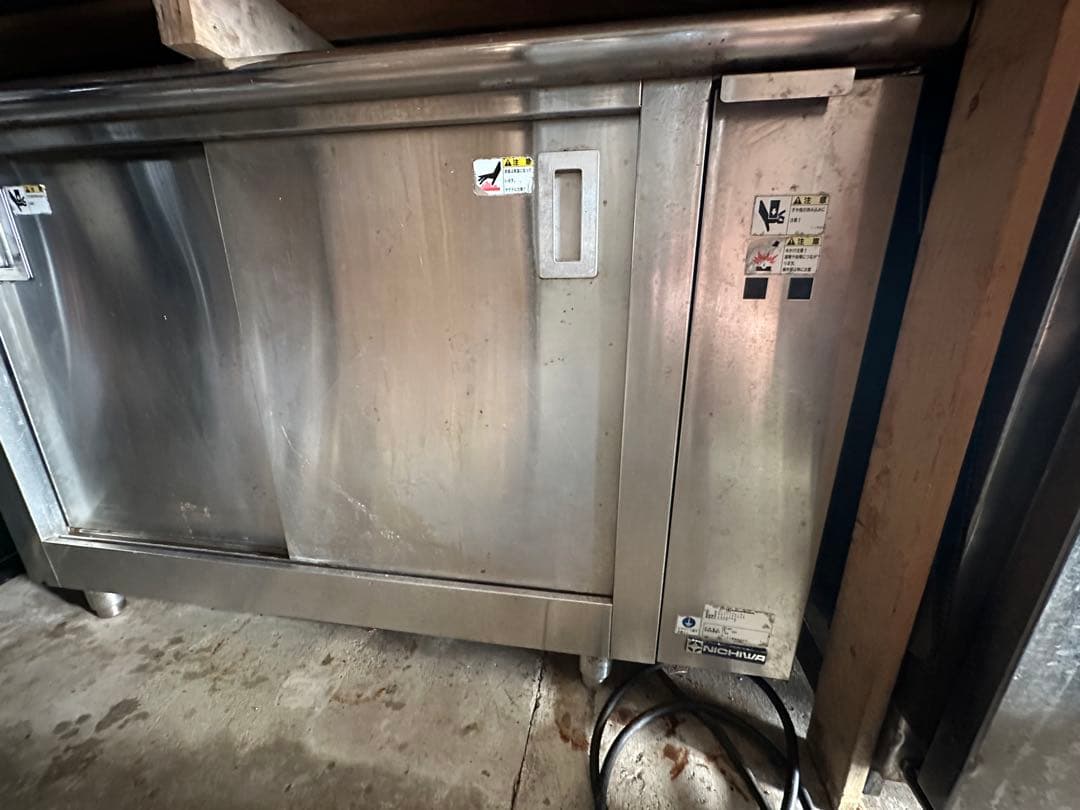 ニチワ 電気ディッシュウォーマー EDT-1200AS 中古品 直接引取りのみ