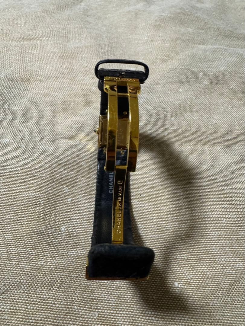 CHANEL マトラッセゴールドk18sizeＳ ブラックH0680