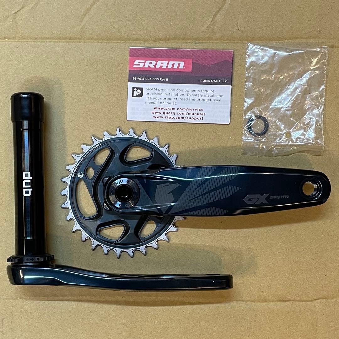パーツ SRAM GX EAGLE crank set DUB FAT4 170mm