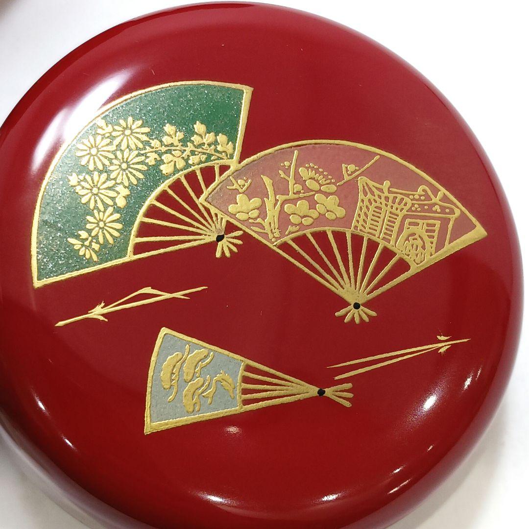 Y3122-102 茶道具 蒔絵 独楽塗 竹製等 棗6点セット 　ひ