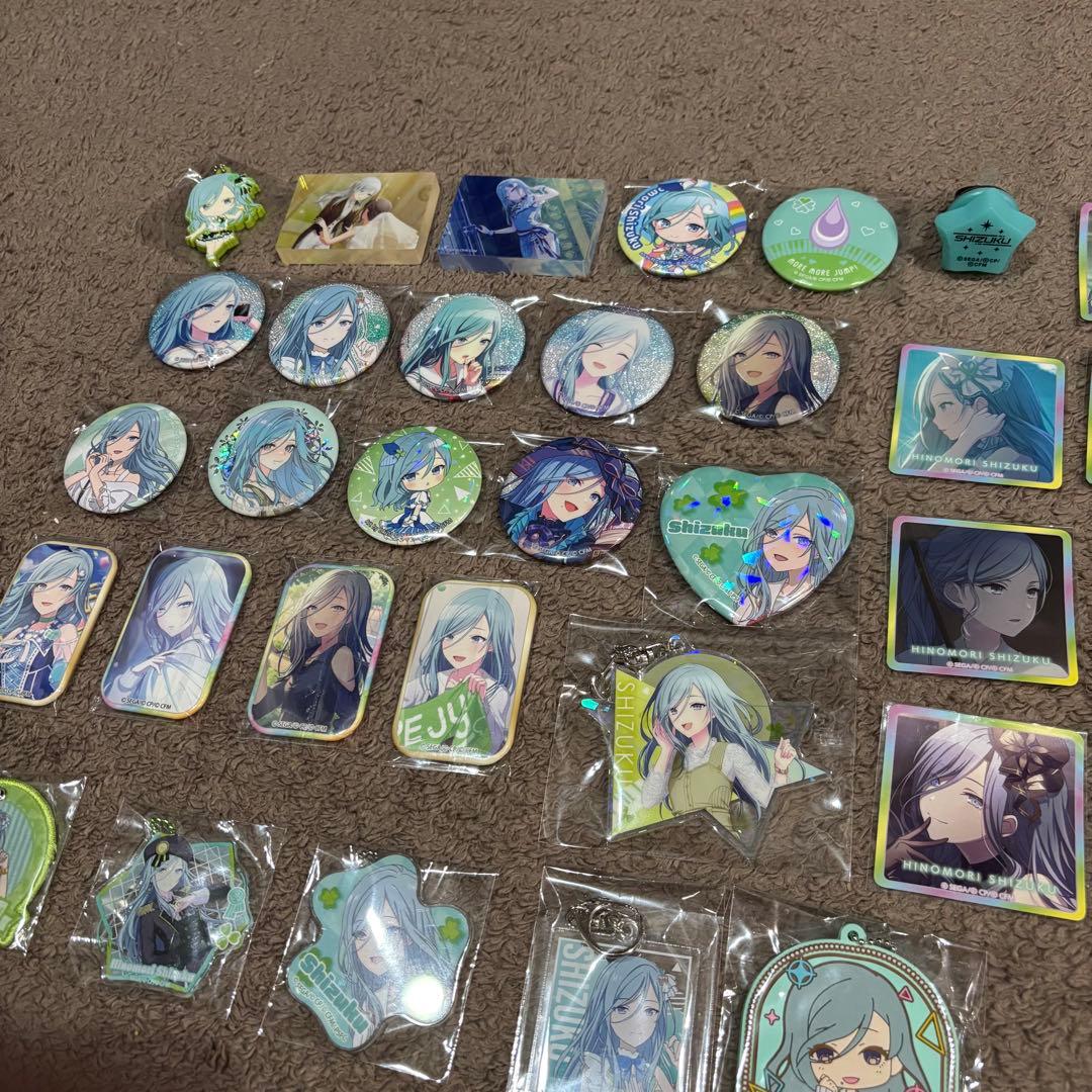 非売品有 プロセカ モアジャン 日野森雫 グッズ エピカ ぱしゃこれ 缶バッジ他