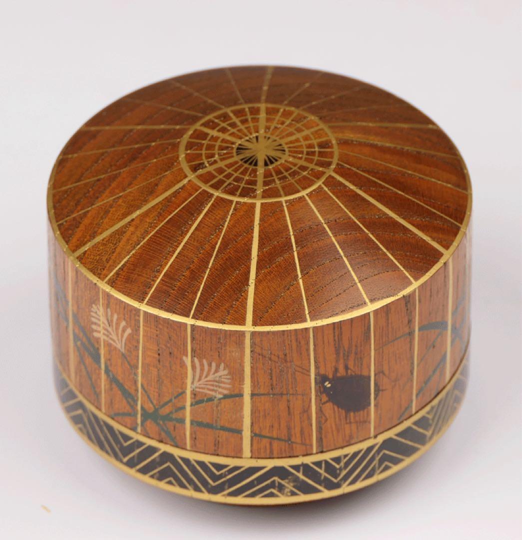 【駒澤利斎作 虫籠香合】 淡々斎 茶道具 裏千家 骨董 民藝 民芸 柳宗悦