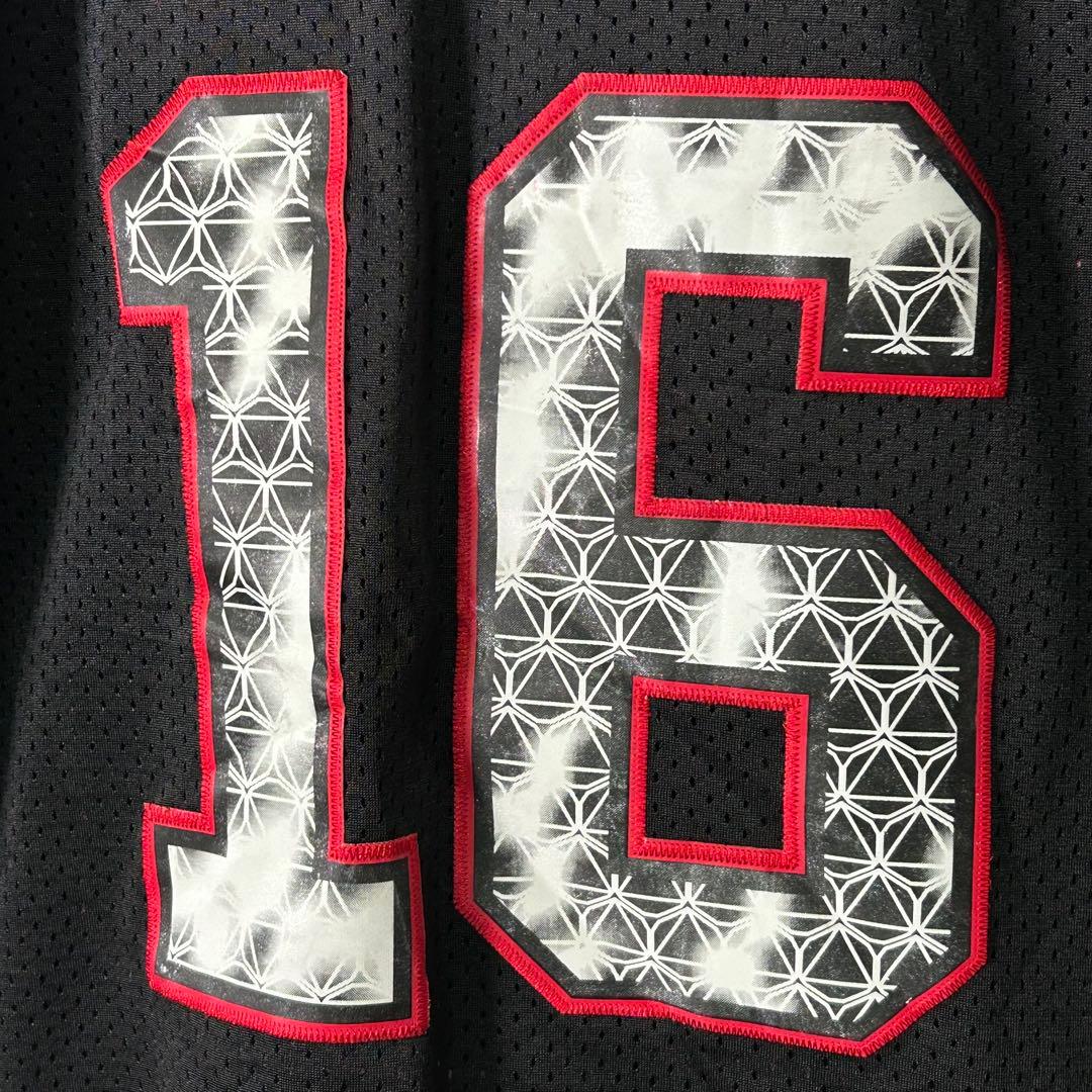 希少デザイン NFL 49ers ジョー・モンタナ ゲームシャツ メッシュ 黒