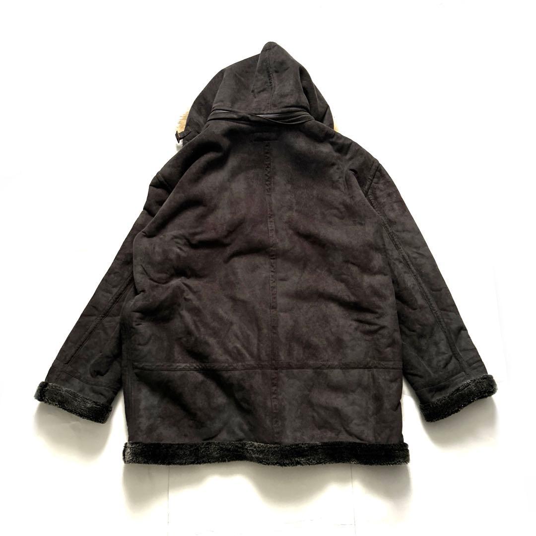 90s 山本寛斎4LサイズKANSAI JEANS ムートンハーフコート