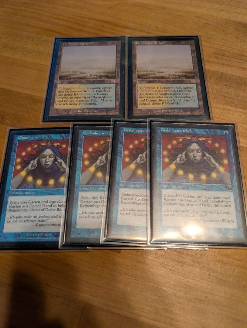 【溢れかえる岸辺2枚】【渦まく知識4枚】