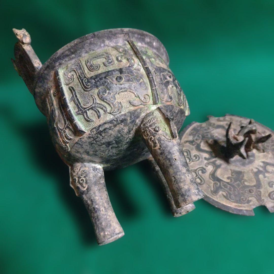 祭器　銅製　中国　珍品　発掘品