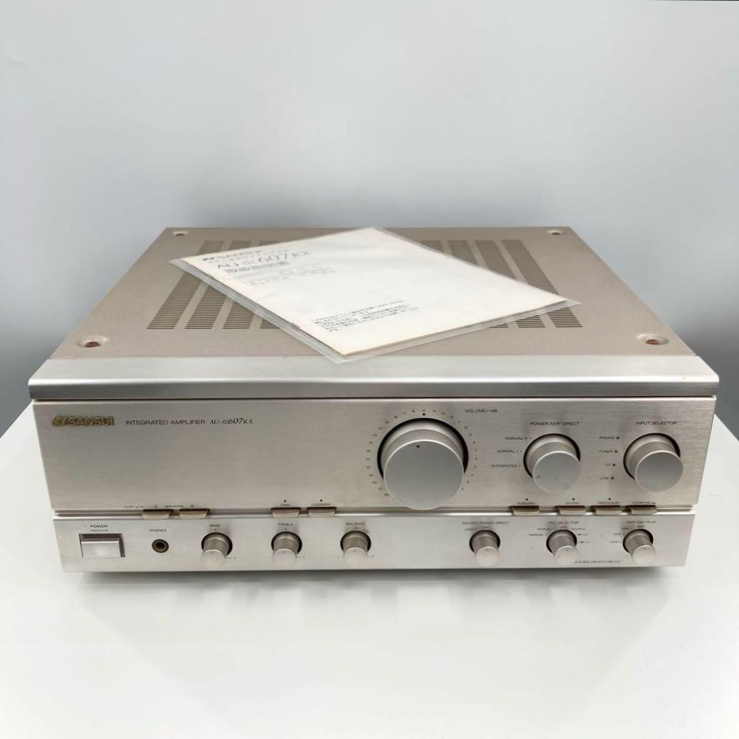 SANSUI サンスイ プリメインアンプ AU-α607KX 音出しOK 現状品