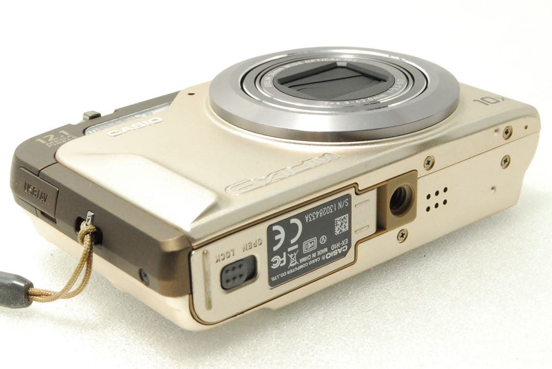 CASIO EXILIM EX-H10❤️スマホ転送 動作確認済 ゴールド カメラ