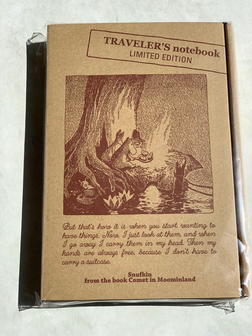 ムーミン 限定版 トラベラーズノート ブルー