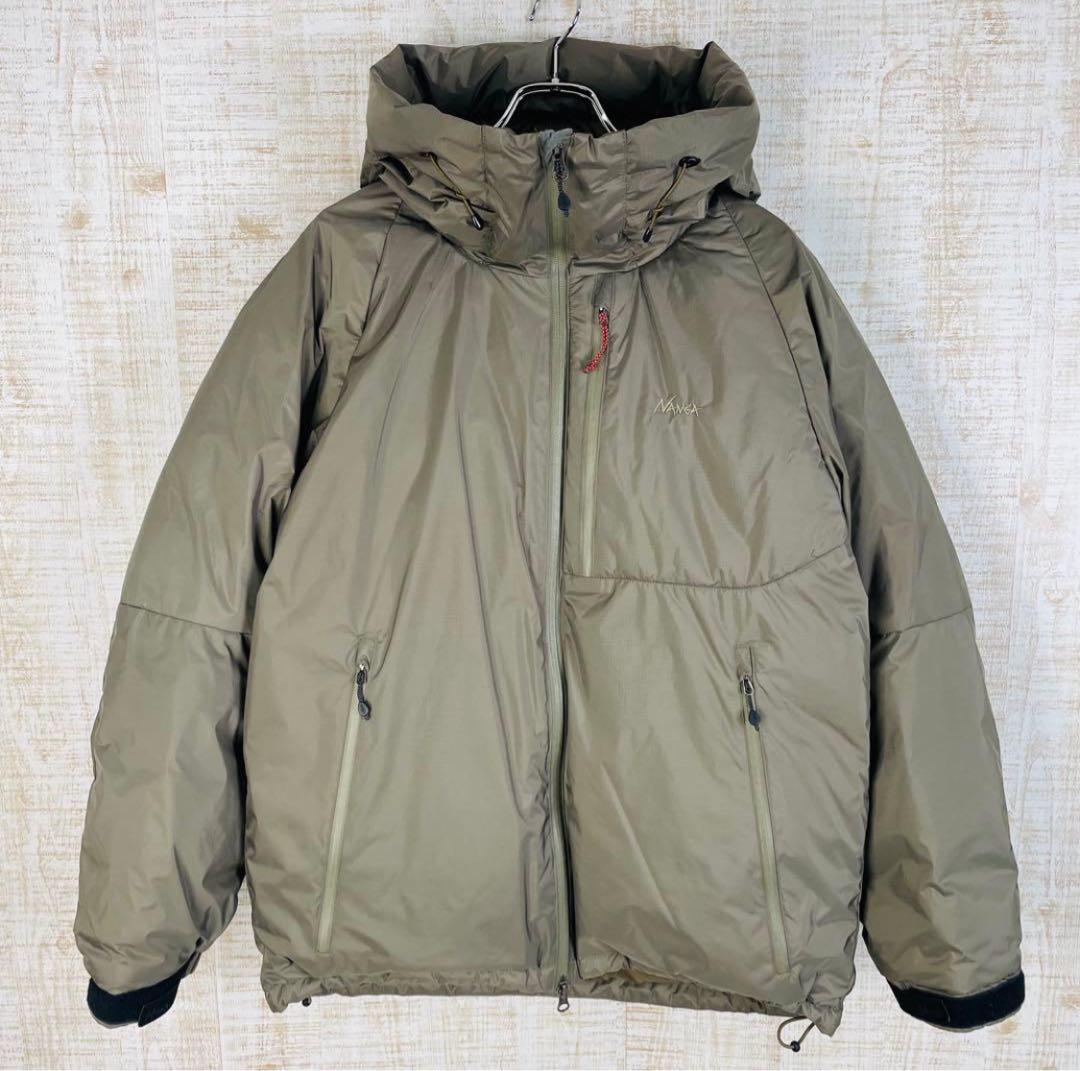 【極美品】NANGAナンガ　オーロラテック　ダウンジャケット　モカグレー　【L】