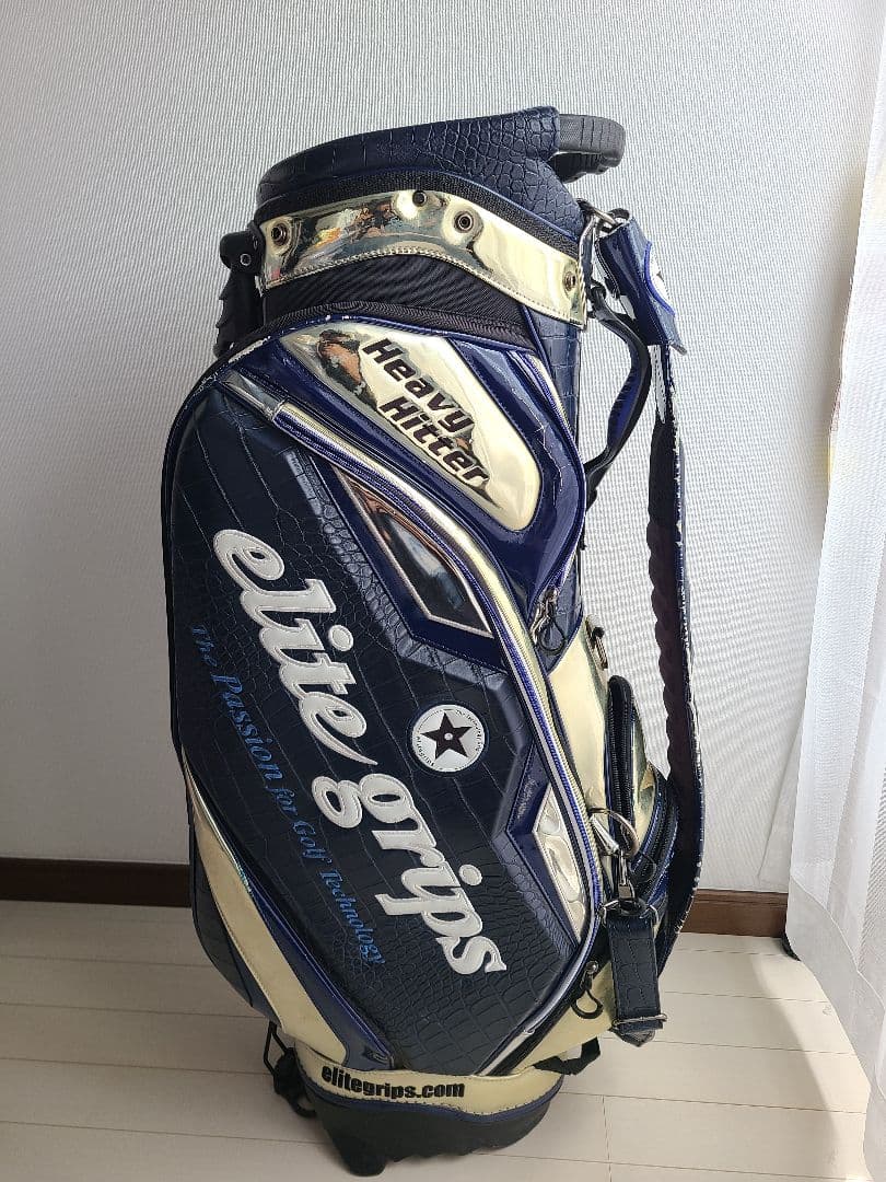 値下げ中!!【限定クロコ柄】エリートグリップ★スタンドキャディバッグ★