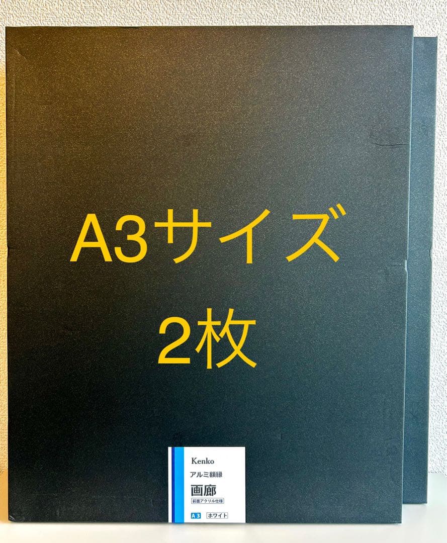 写真額　A3サイズ（ホワイト、シルバー）kenko 画廊　有名メーカー　未使用品