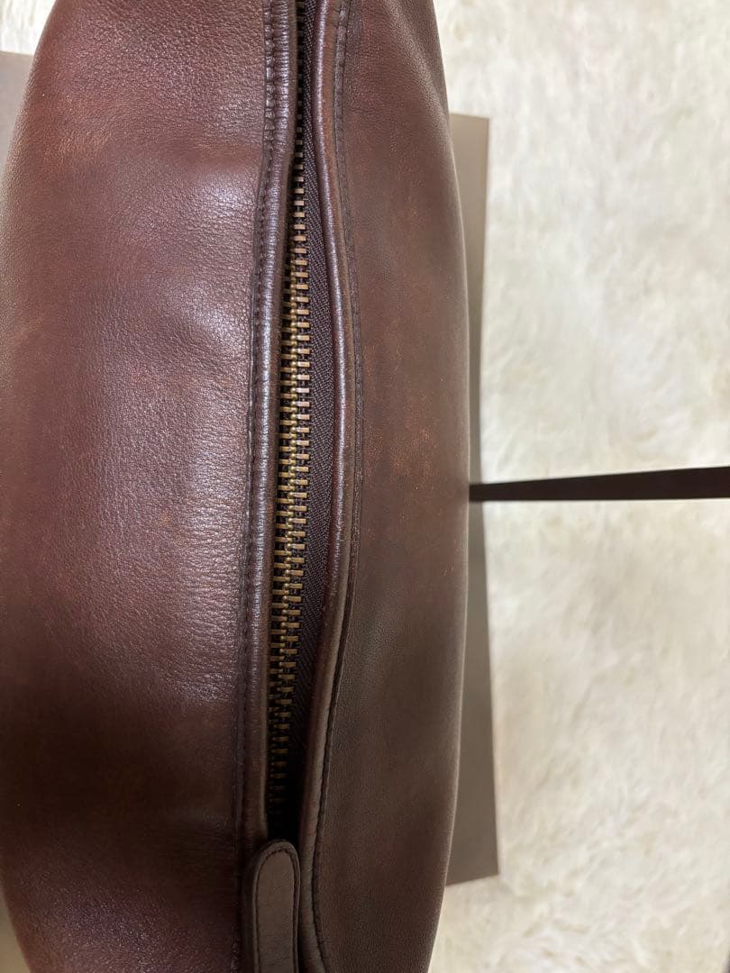 vintageオールドコーチ ショルダーバッグ バケツ型 茶　ダークブラウン