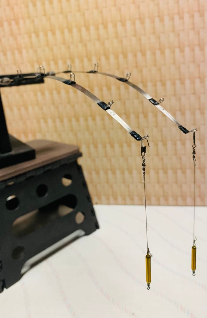 オススメ　 氷上ワカサギ釣り　ステンレス穂先　２本　　250ミリ