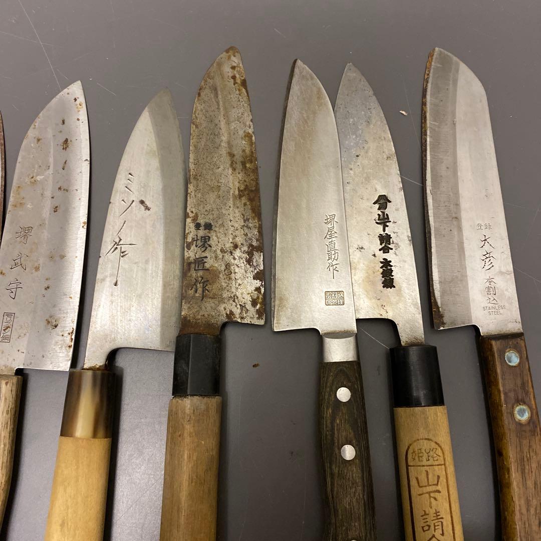 まとめ売り　出刃包丁　刺身包丁