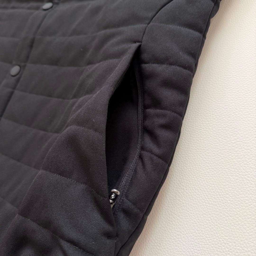 DESCENTE GOLF モバイルサーモリサイクル中わたベスト L ブラック