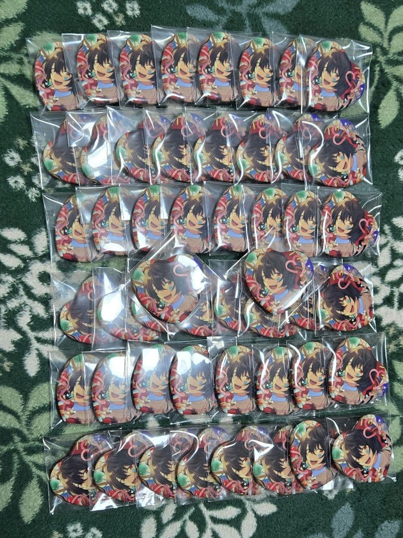 朔間凛月 あんスタ ホワイトデー ハート缶バッジ 50個セット