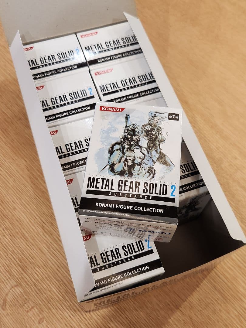 レア メタルギアソリッド2 コナミフィギュアコレクション未開封10個　ラスト1点