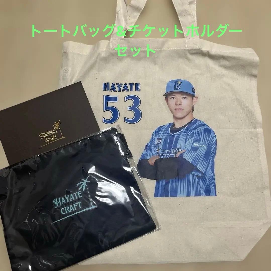横浜ベイスターズ　中川颯　53 トートバッグ & チケットホルダーセット