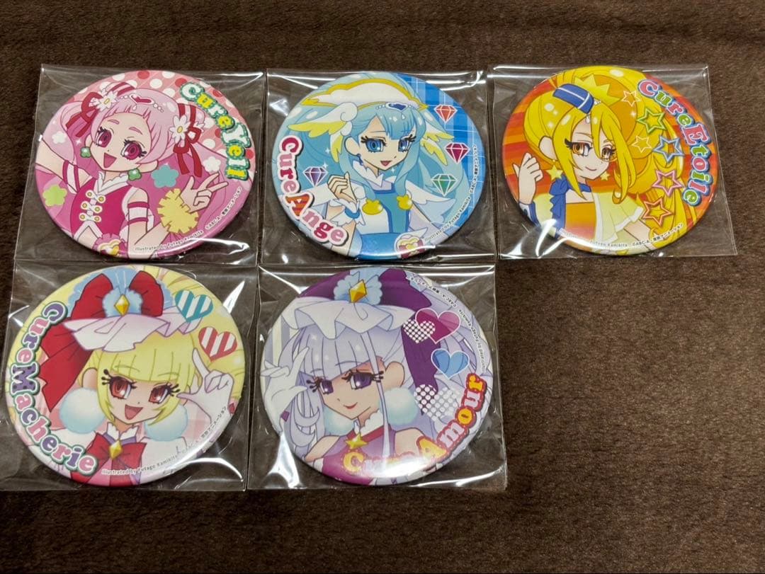 プリキュア　ふたご缶バッジ　HUGっと!プリキュア