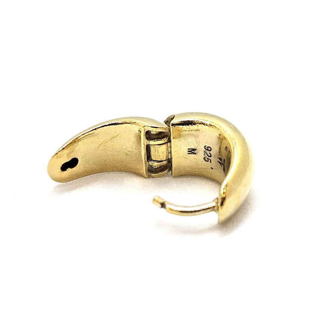 TOM WOOD トムウッド アイスフープピアス　925 ゴールドカラー 片耳