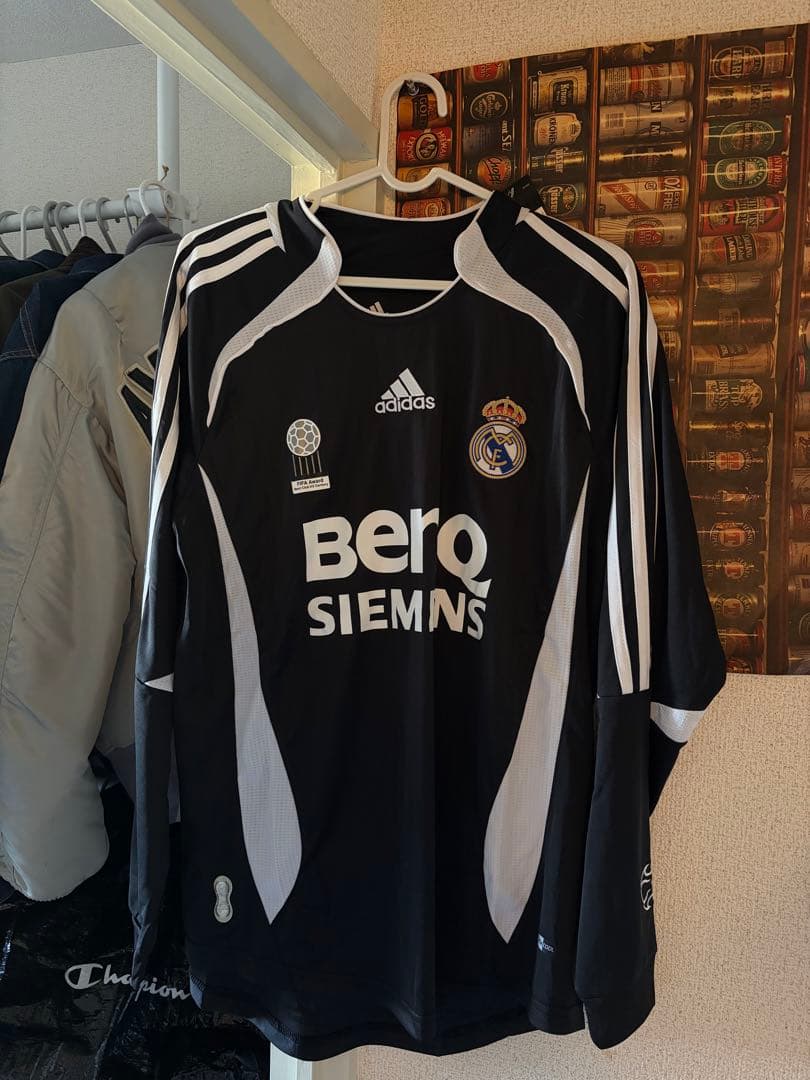 レアル・マドリード 03/04 新品 ヴィンテージ ユニフォーム 黒adidas