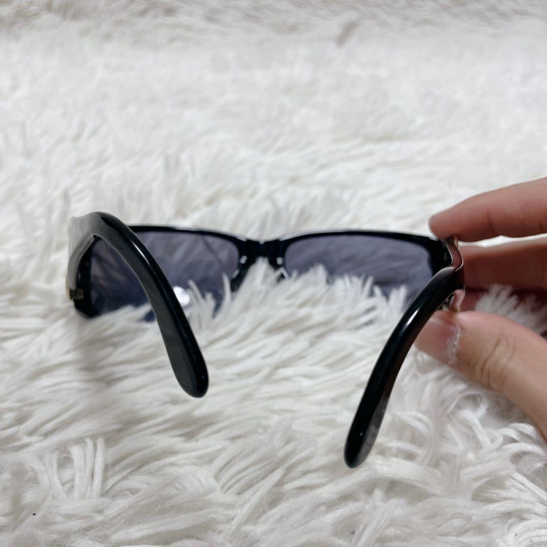 CHANEL ブラック サングラス ココマーク レディース ゴールド金具