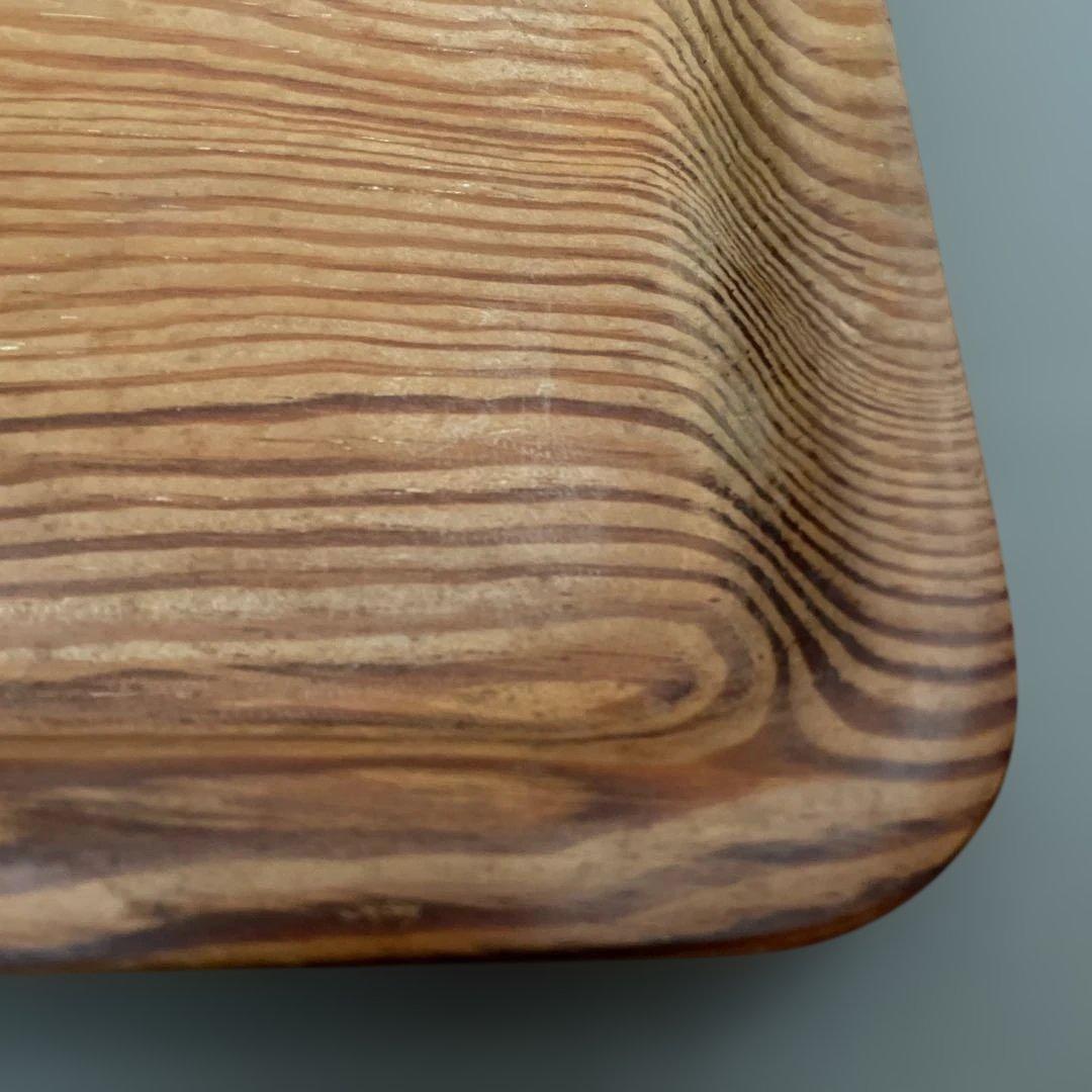 「時を纏う、肥松の角盆。」　　　　　　一献が特別になる盆　日常使いの盆