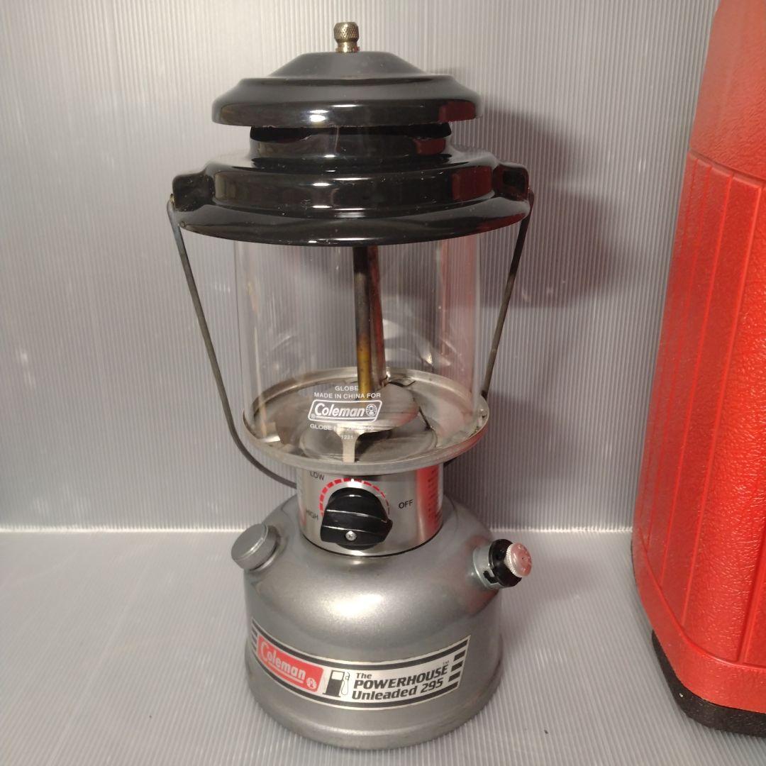 希少旧もみの木ケース付Coleman unleaded295ツーマントルランタン