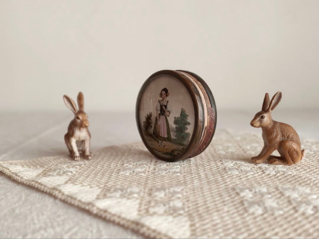 【プップさま】antique box ୨୧ 19世紀の古い古い ボンボニエール