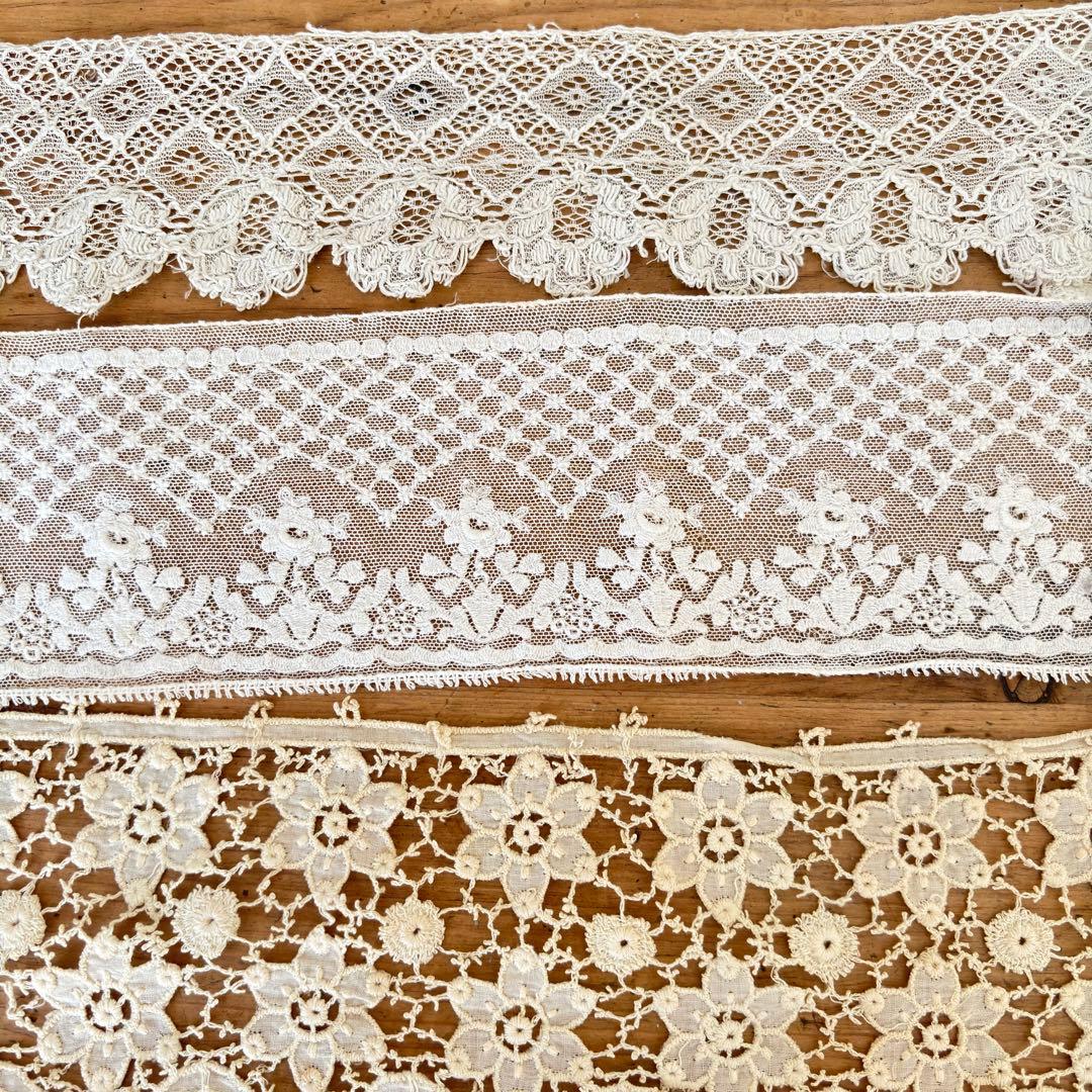 フランス アンティークレース.モチーフ色々セット