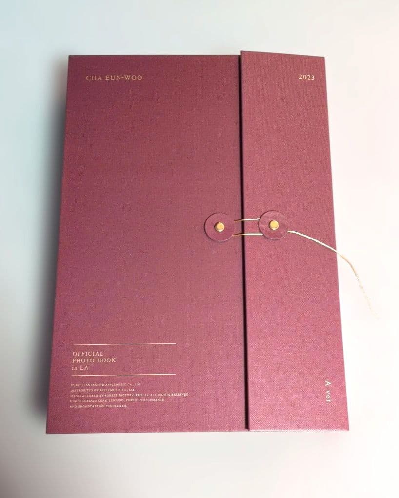 美品 ASTRO チャウヌ 2023 フォトブックＬＡ Ver.Ａ 特典ラキドロ