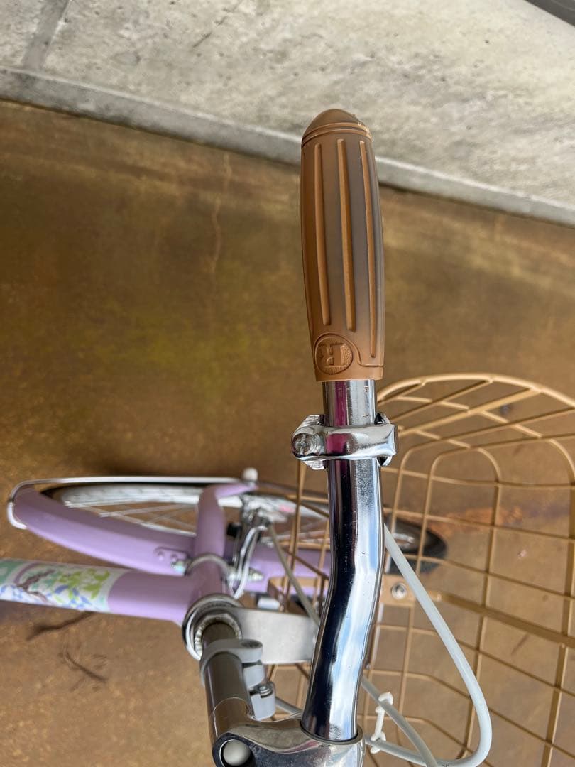 【山形県】ブリヂストン　24インチ　子供用自転車 ラベンダー色