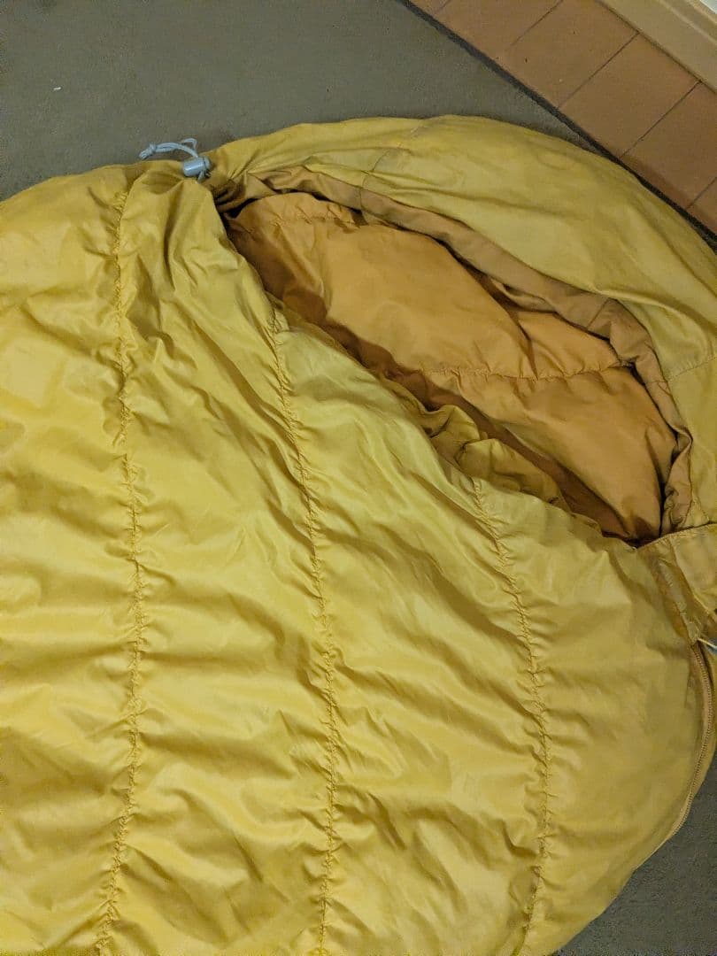 モンベル スパイラルダウンハガー650 #2 左ジッパーイエロー
