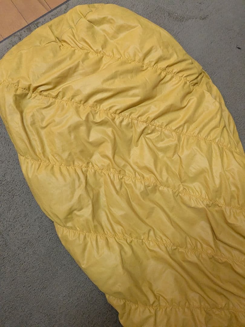 モンベル スパイラルダウンハガー650 #2 左ジッパーイエロー