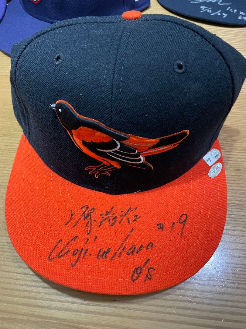 上原浩治　直筆サイン入りキャップ　MLBデビュー　証明書付き