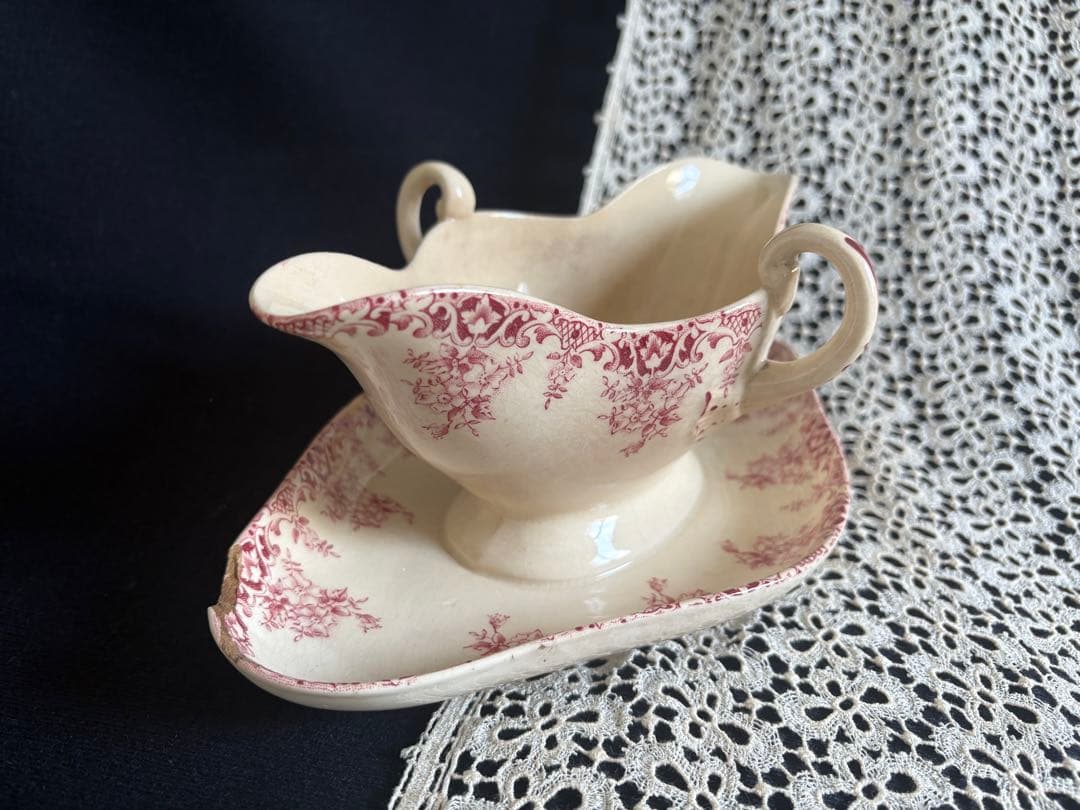 Terre de fer サクラソウ 枯れた ソーシエール フランスアンティーク