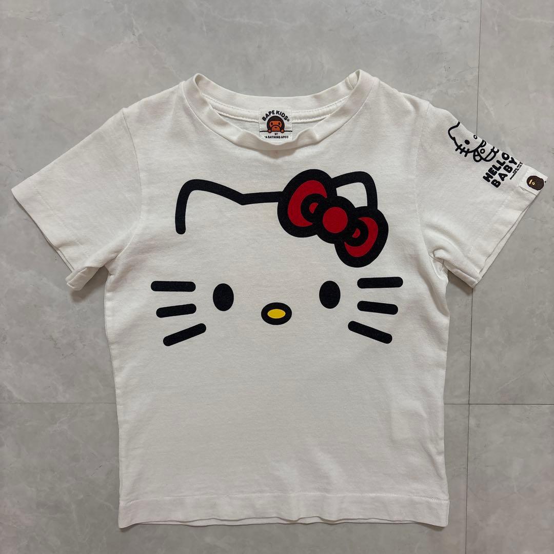 BAPE KIDS ハローキティ コラボ Tシャツ ①