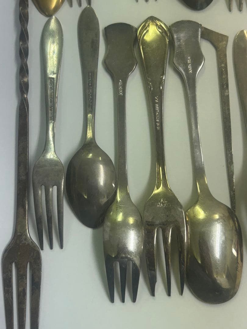 ST-27 ヴィンテージ/アンティーク/スプーン/フォークお箸まとめ売り/82本