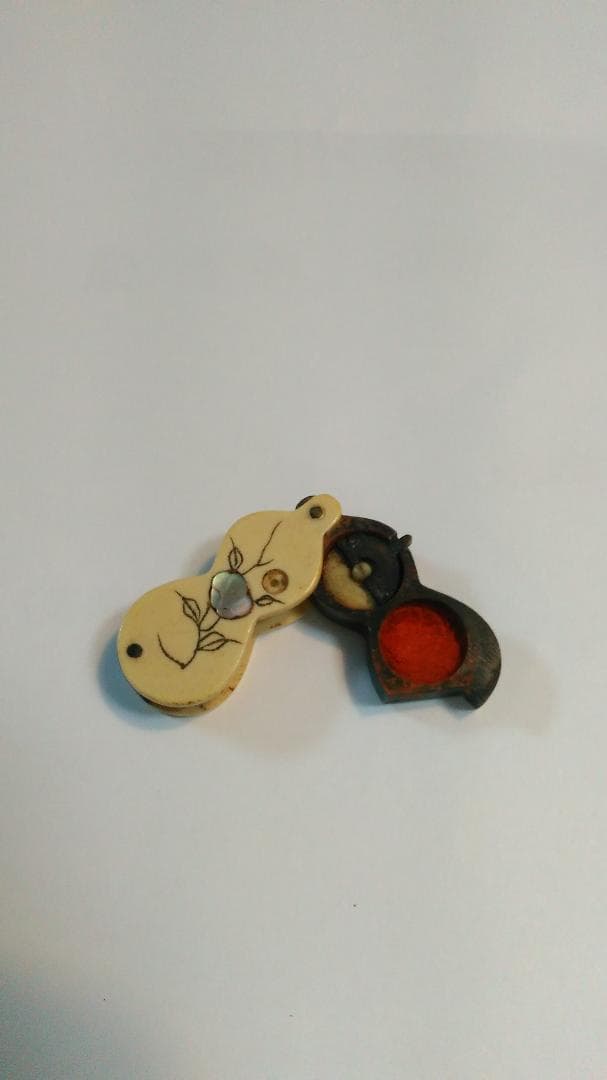 ひょうたん形ミニハンコ　螺鈿入り