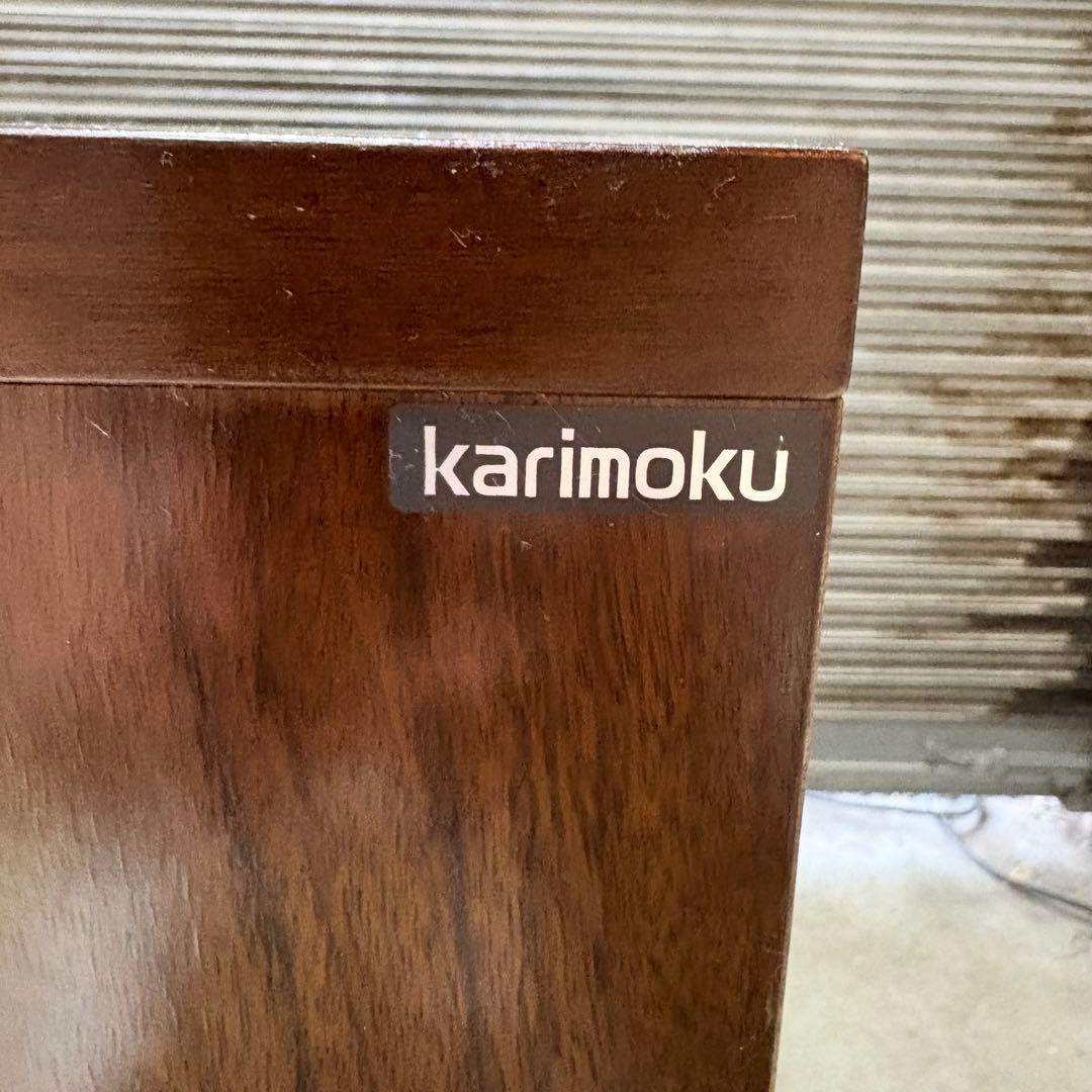 【福岡】【美品】カリモク 箪笥 飾り棚 キャビネット アンティーク ヴィンテージ
