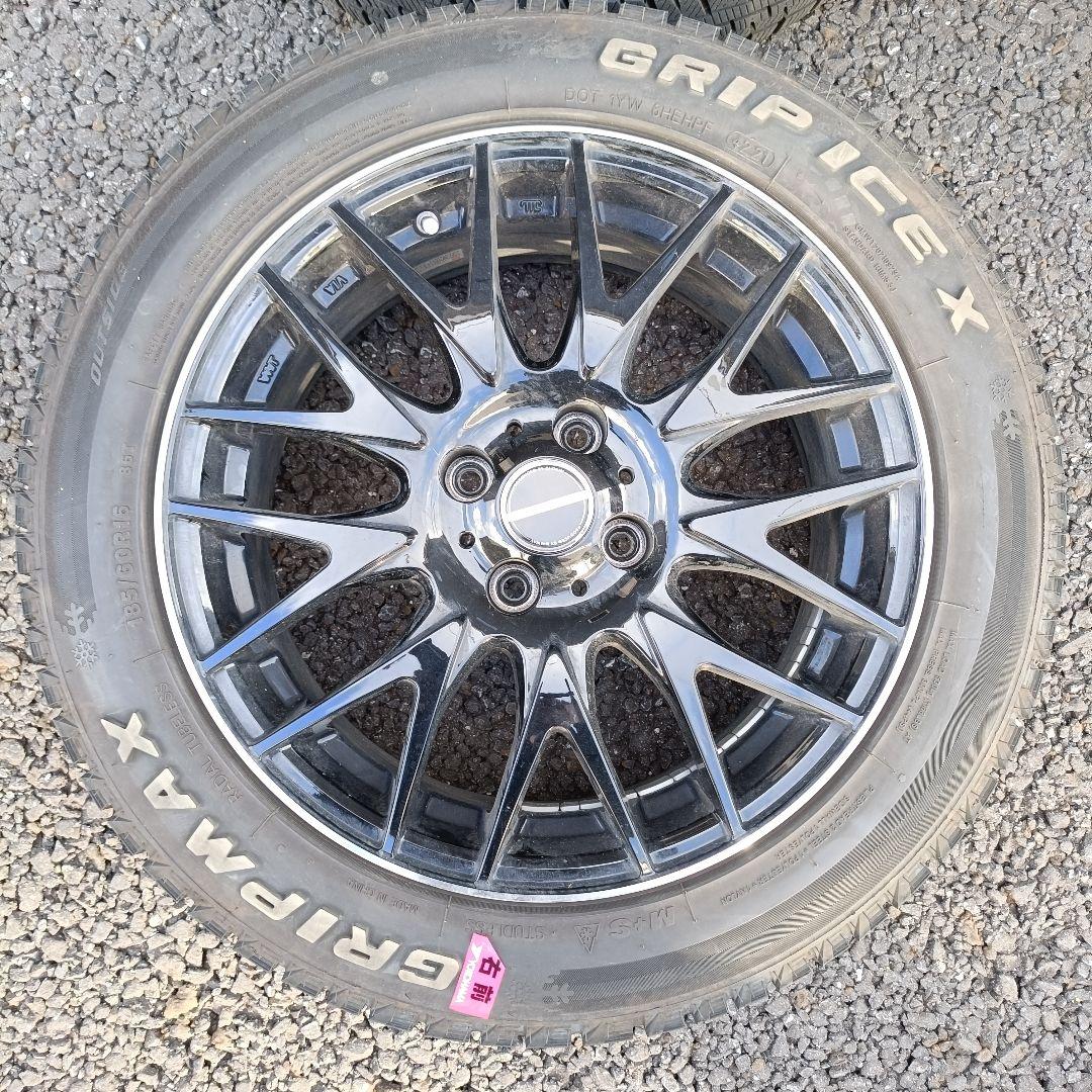 ホイール付きスタッドレスタイヤ 4本セット 185/60R16 21年製 送料込