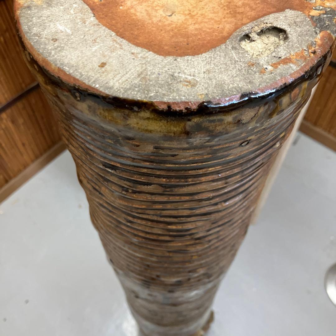 骨董品　華道道具　筒型花器　大正時代から昭和初期　S1068KOTK