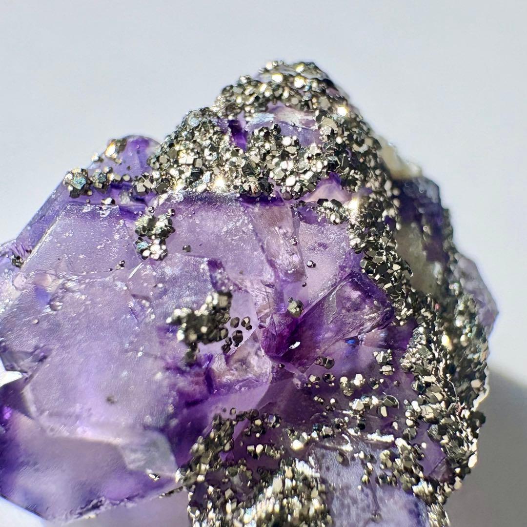 521 中国 内モンゴル産 レアタイプ フローライト&パイライト