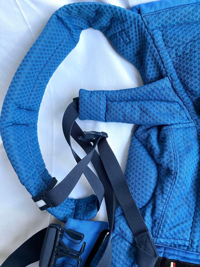 【美品】エルゴベビー オムニブリーズ サファイアブルー 赤ちゃん 抱っこ紐