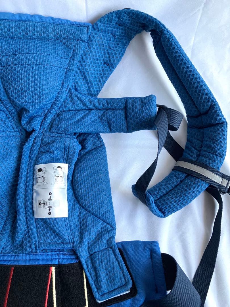 【美品】エルゴベビー オムニブリーズ サファイアブルー 赤ちゃん 抱っこ紐