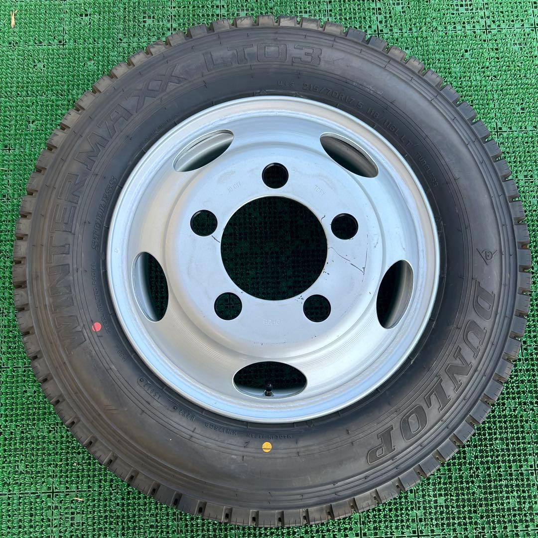 コースター リエッセⅡ スタッドレスタイヤ215/70R17.5・3本②