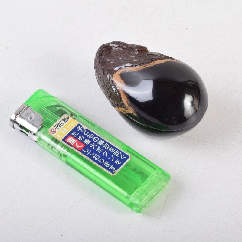 茶道具　乾漆　茄子香合　在銘　時代箱　V　9223