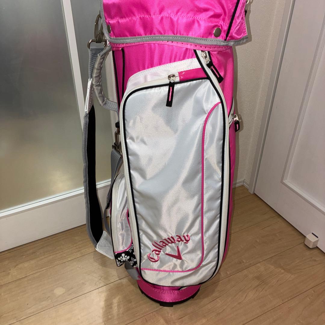 美品！Callaway Solaire(ソレイル)クラブ／バッグセット(ピンク)